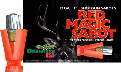 BRENNEKE USA RED MAGIC 12GA 3" - 1OZ SABOT 5RD 50BX/CS