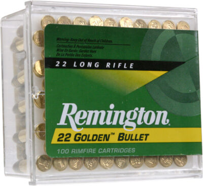 REMINGTON 22LR 40GR PLATED - LEAD-RN HIGH-VEL 100RD 50BX/CS