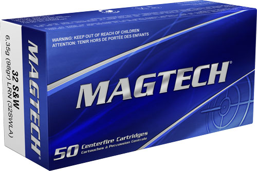 MAGTECH 32 S&W LONG 98GR - LEAD-RN 50RD 20BX/CS