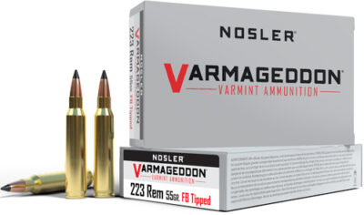 NOSLER VARMAGEDDON 223 REM - 55GR FBT 20RD 20BX/CS