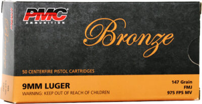 PMC 9MM LUGER 147GR FMJ - 50RD 20BX/CS