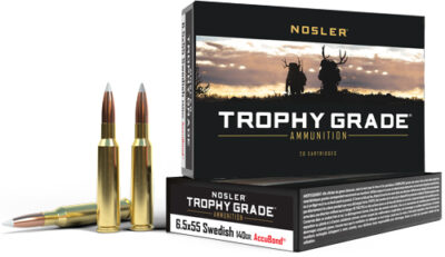 NOSLER TROPHY 6.5X55 MAUSER - 140GR ACCUBOND 20RD 10BX/CS