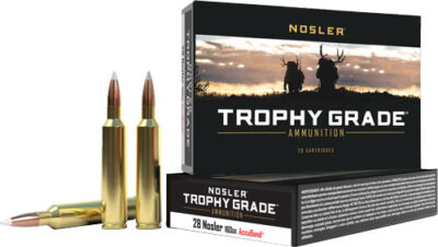 NOSLER TROPHY GRADE 28 NOSLER - 160GR ACCUBOND 20RD 10BX/CS