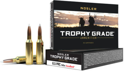 NOSLER TROPHY GRADE 6.5 PRC - 140GR ACCUBOND TIP 20RD 10BX/C