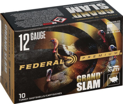 FEDERAL GRAND SLAM 12GA - 3" 1-3/4OZ #4 10RD 5 BX/CS