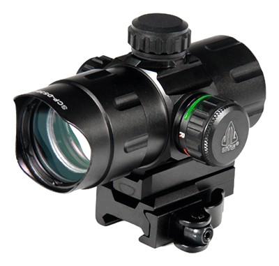 UTG RED DOT 4.0 MOA DOT 38MM - WITH INTEGRAL QD MOUNT