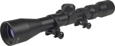 TRUGLO SCOPE BUCKLINE 3-9X32MM - BDC BLACK W/WEAVER RINGS