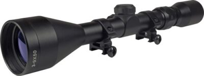 TRUGLO SCOPE BUCKLINE 3-9X50MM - BDC BLACK W/WEAVER RINGS