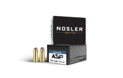 NOSLER 9MM 147GR ASP JHP - SUBSONIC 20RD 10BX/CS